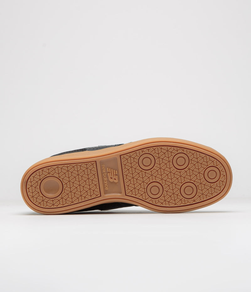New Balance Numeric 508 Brandon Westgate Shoes in Black and Gum / Black