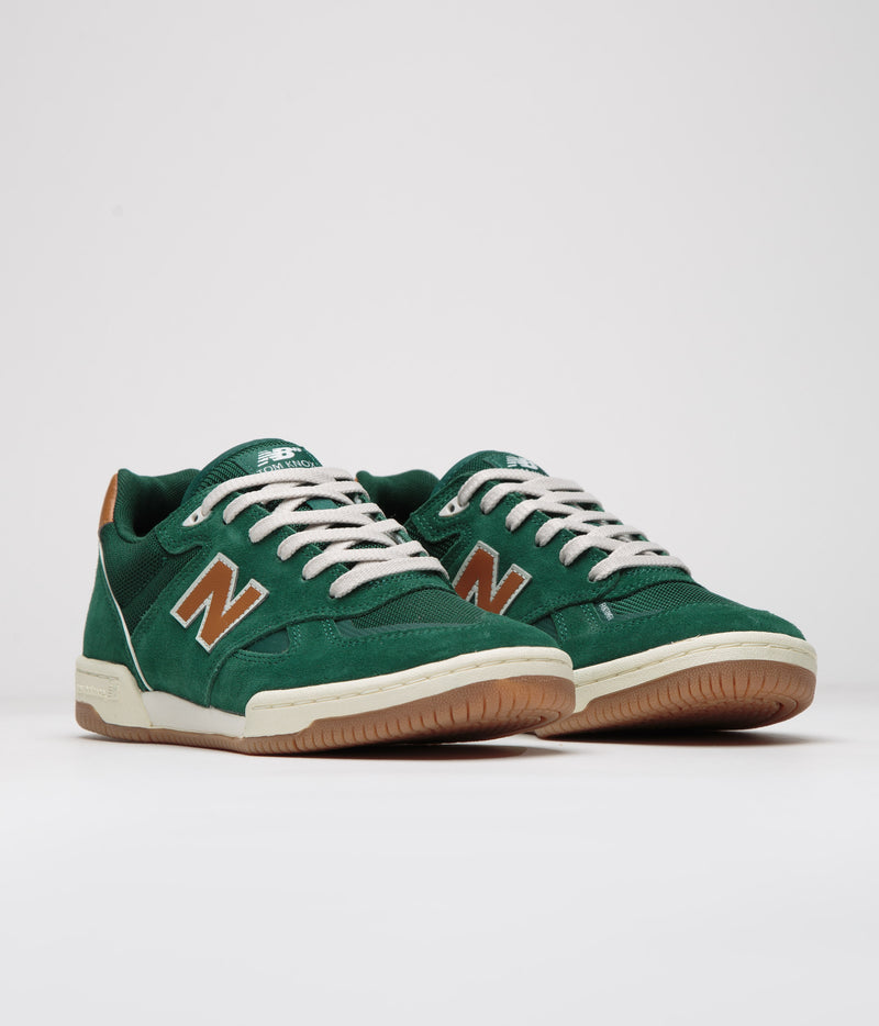 New Balance Numeric 600 Tom Knox Shoes in Green and Ginger