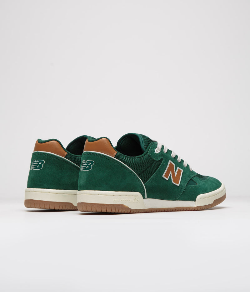 New Balance Numeric 600 Tom Knox Shoes in Green and Ginger