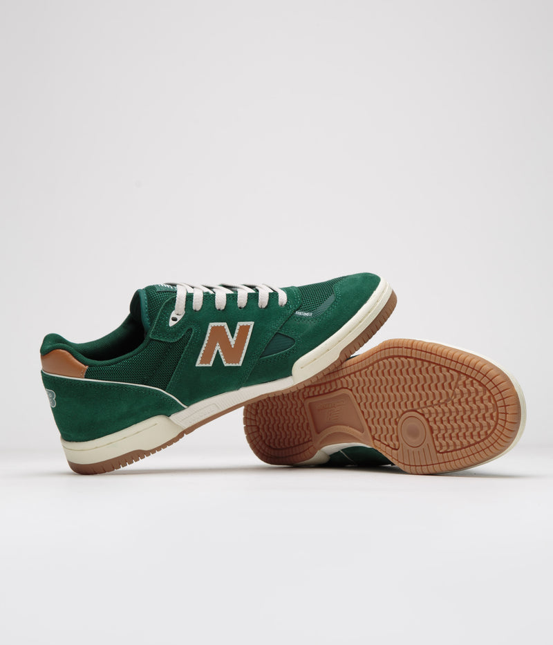 New Balance Numeric 600 Tom Knox Shoes in Green and Ginger