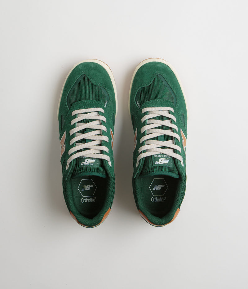 New Balance Numeric 600 Tom Knox Shoes in Green and Ginger