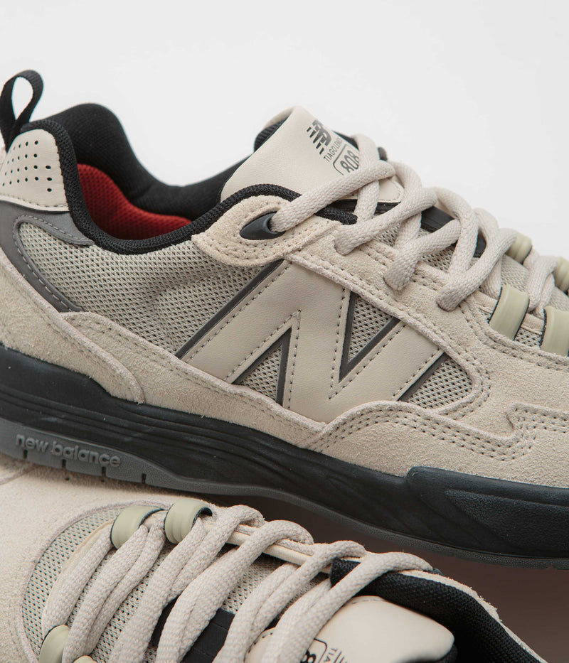 New Balance Numeric 808 Tiago Lemos Shoes in Cream and Black