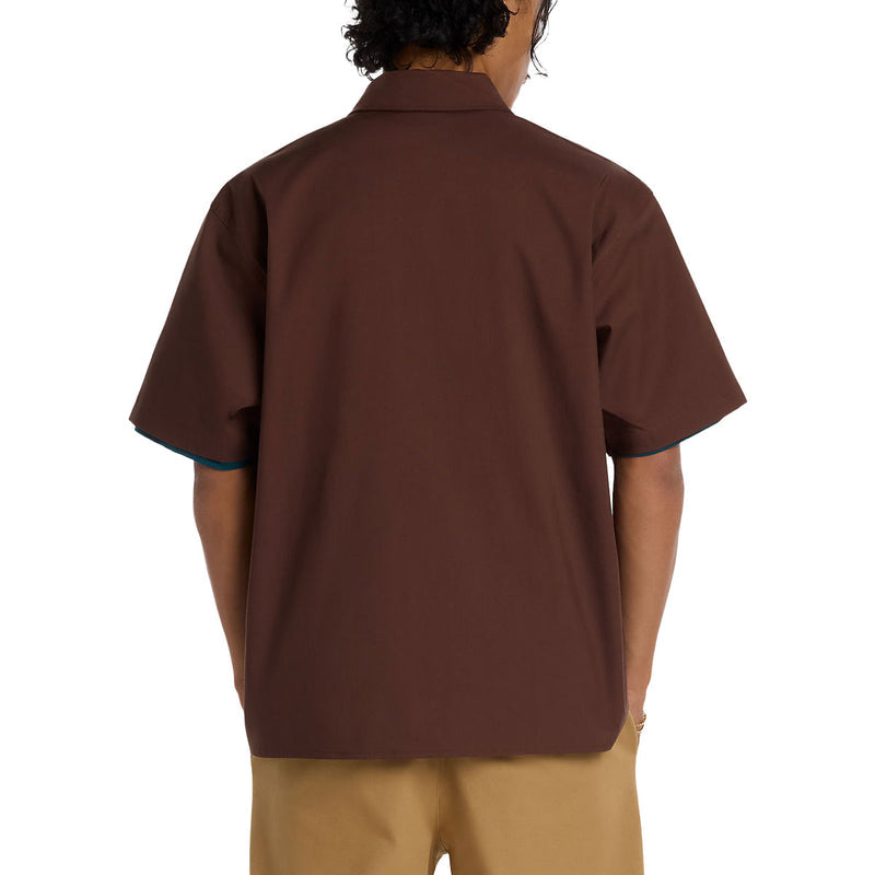 New Balance Numeric Button Up Shirt - Pumpernickel