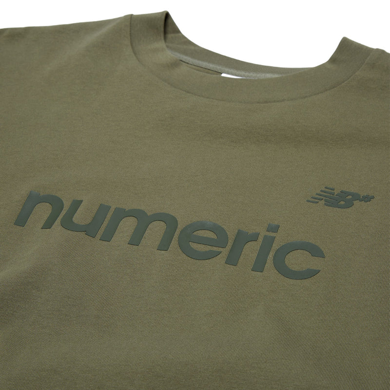 New Balance Numeric Cotton T-Shirt - Dark Olive