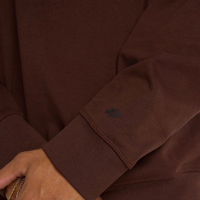 New Balance Numeric French Terry Sweatshirt - Pumpernickel
