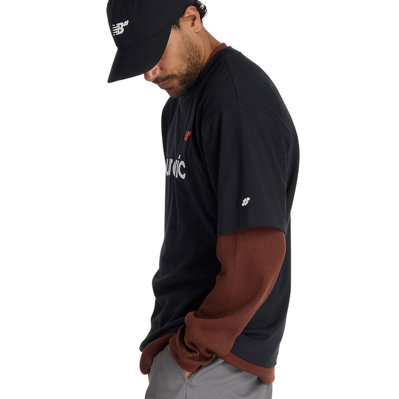 New Balance Numeric Linear Logo T-Shirt - Black