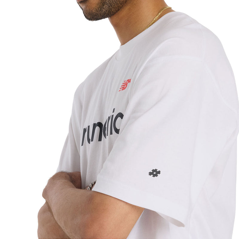 New Balance Numeric Linear Logo T-Shirt - White