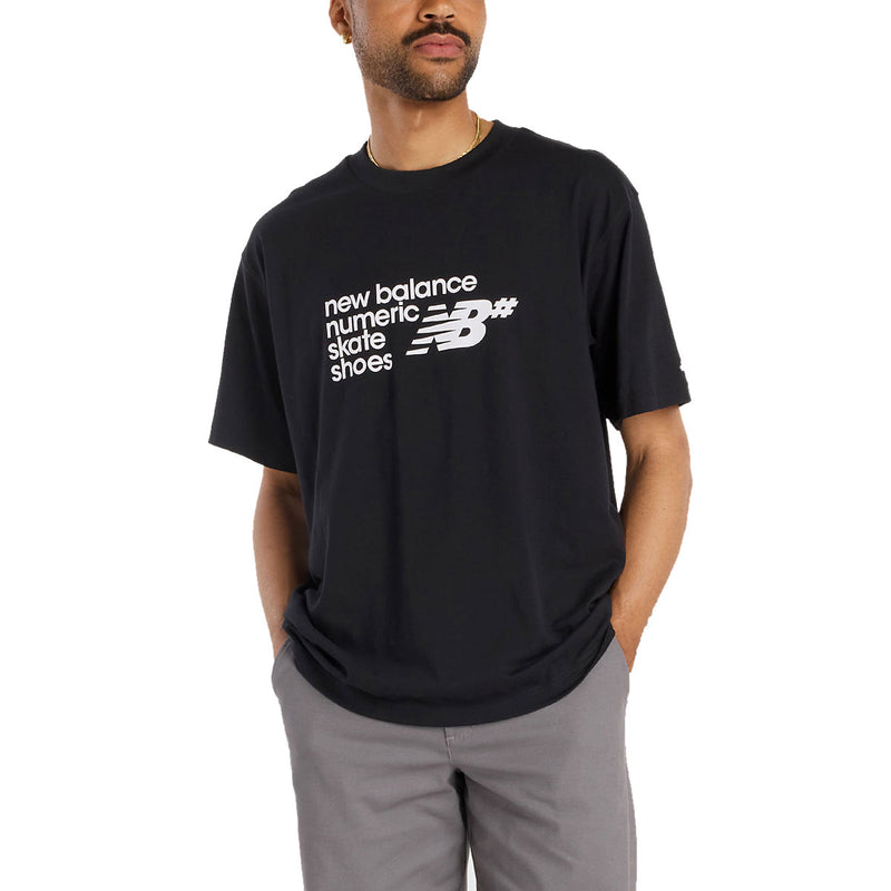 New Balance Numeric Stacked Graphic T-Shirt - Black