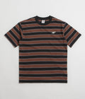 New Balance Numeric Thin Stripe T-Shirt in Black