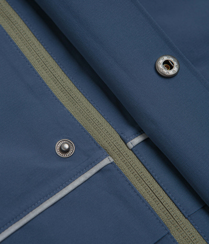 New Balance Numeric Waterproof Jacket in Khaki and Blue