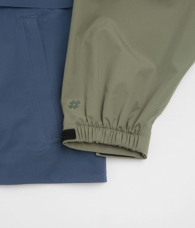 New Balance Numeric Waterproof Jacket in Khaki and Blue