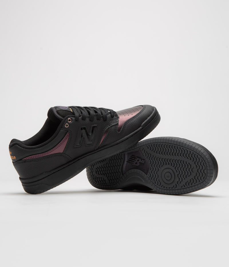 New Balance Numeric x Bronze 56K 480 Shoes in Black and Black