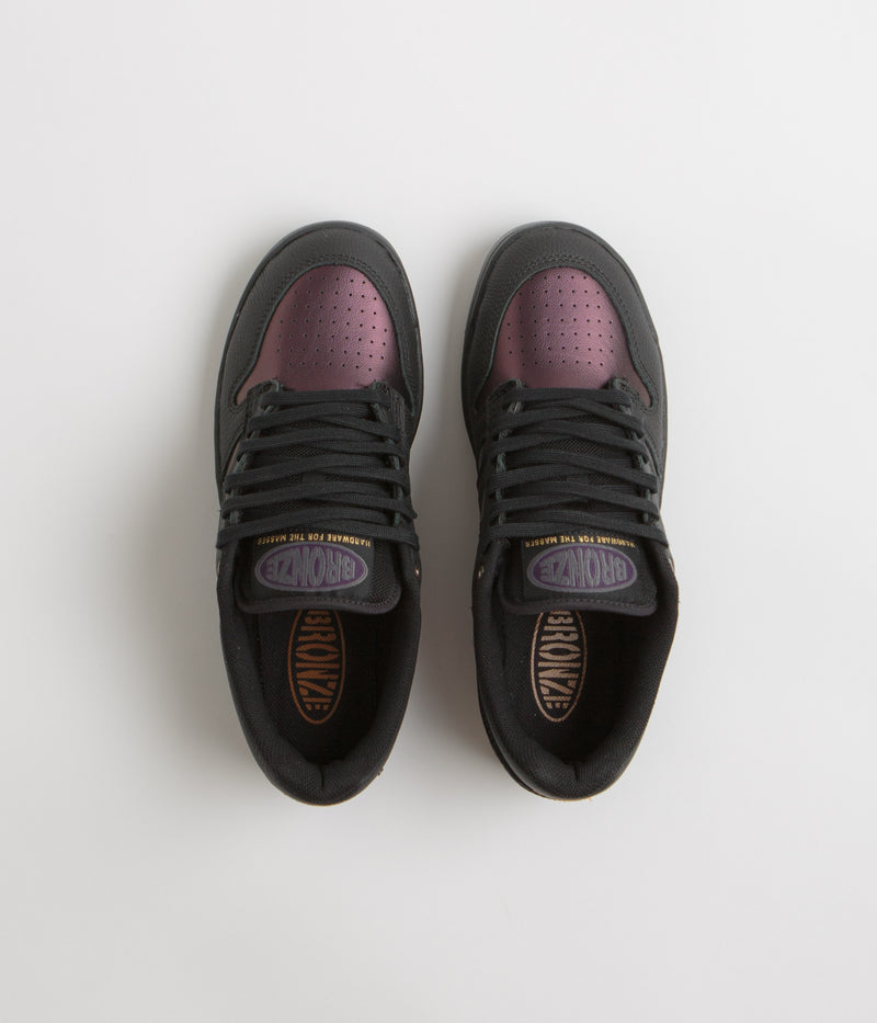 New Balance Numeric x Bronze 56K 480 Shoes in Black and Black