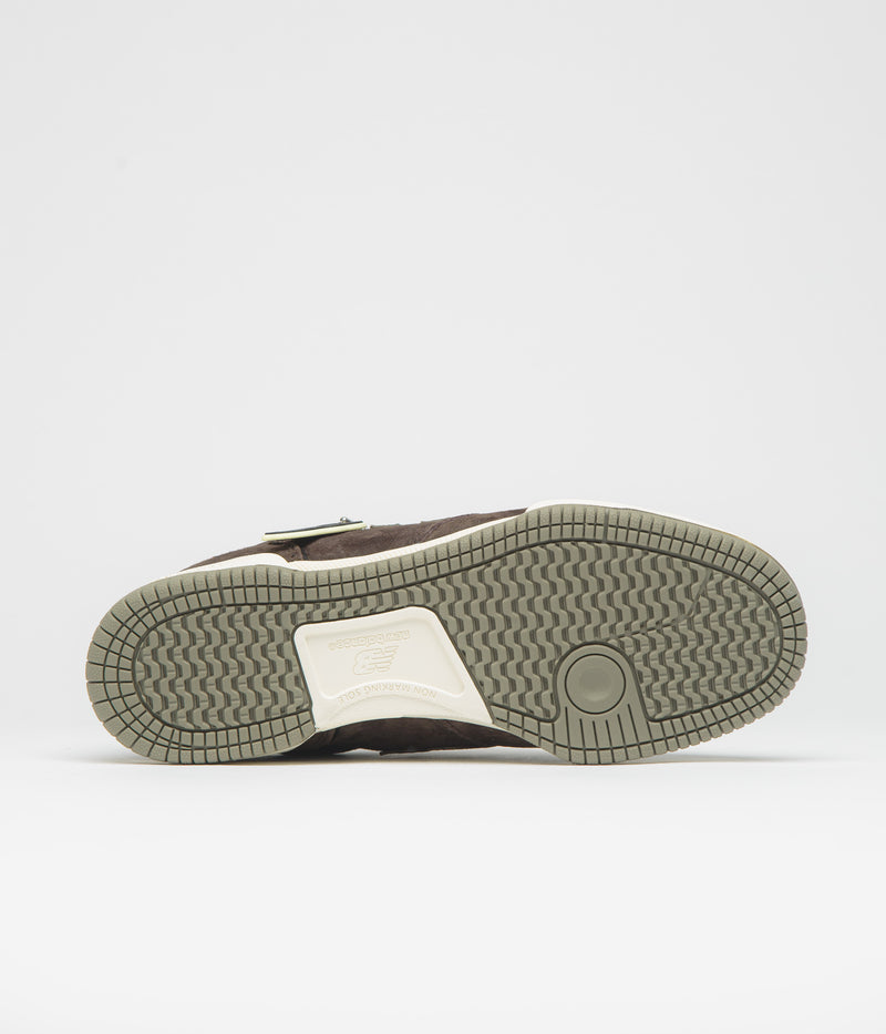 New Balance Numeric x Krooked 600 Tom Knox Shoes in Chocolate