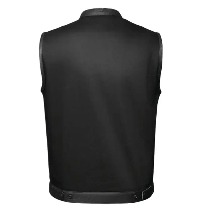 Nightrider - Men's Denim Leather Club Vest DM149