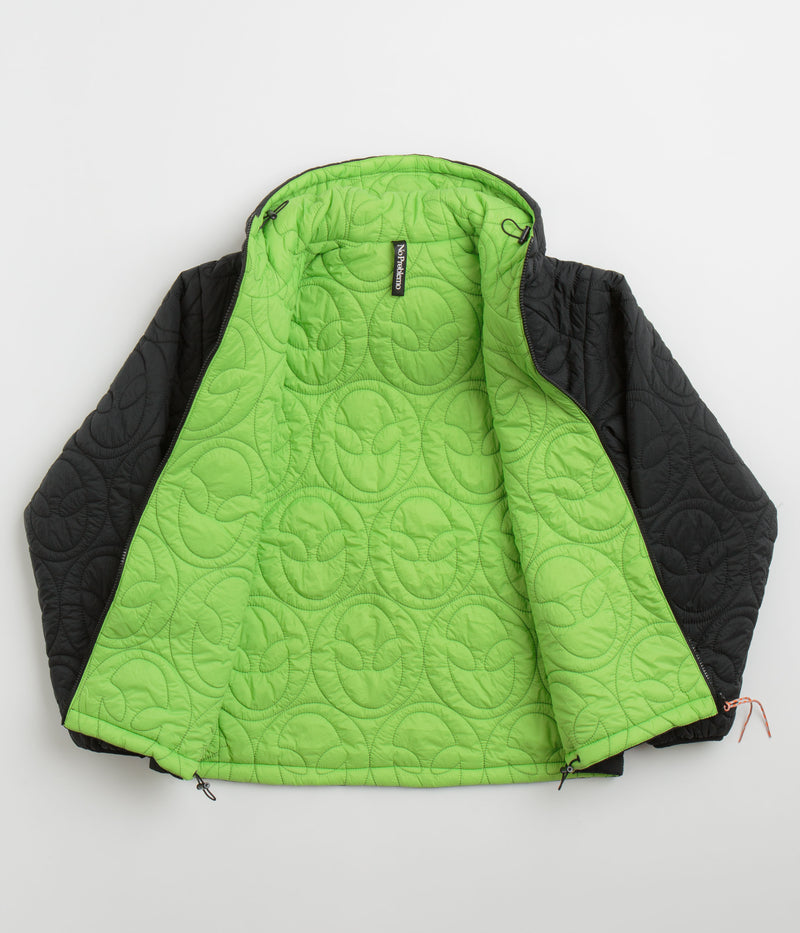 No Problemo Alien-O Quilted Liner Jacket in Black