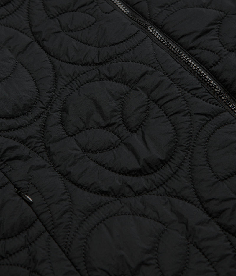 No Problemo Alien-O Quilted Liner Jacket in Black