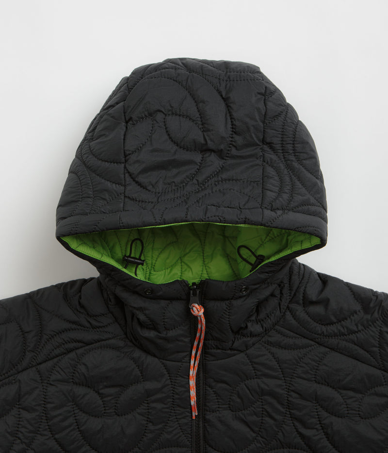No Problemo Alien-O Quilted Liner Jacket in Black