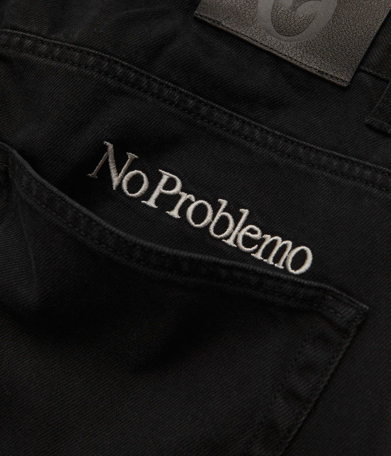 No Problemo Bagi Jeans in Black