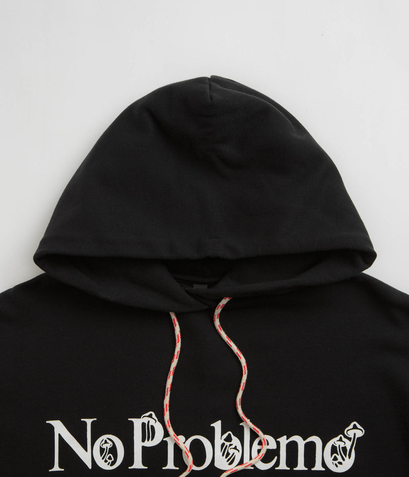 No Problemo Funghi Problemo Hoodie in Black