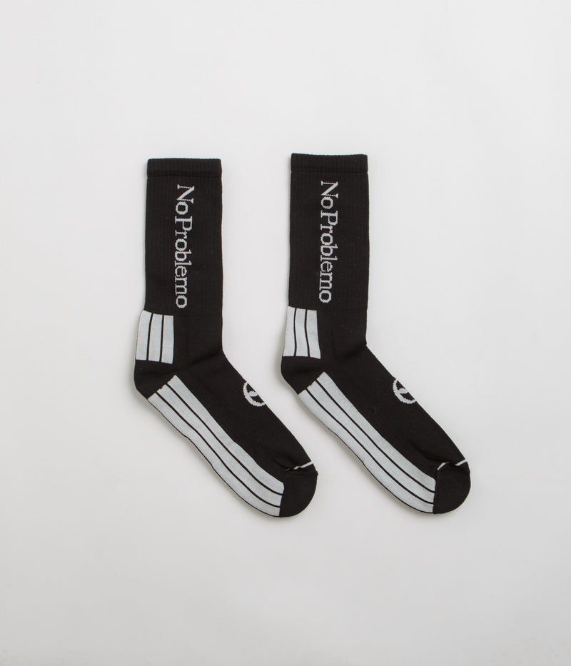 No Problemo Logo Socks in Black