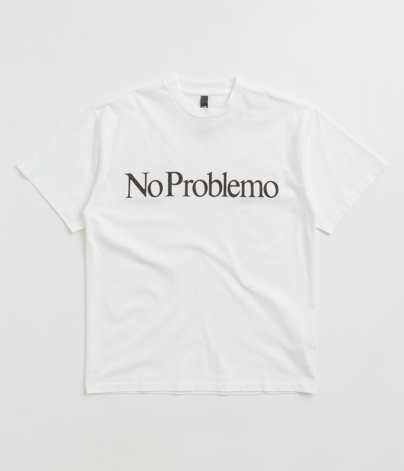 No Problemo Logo T-Shirt in White