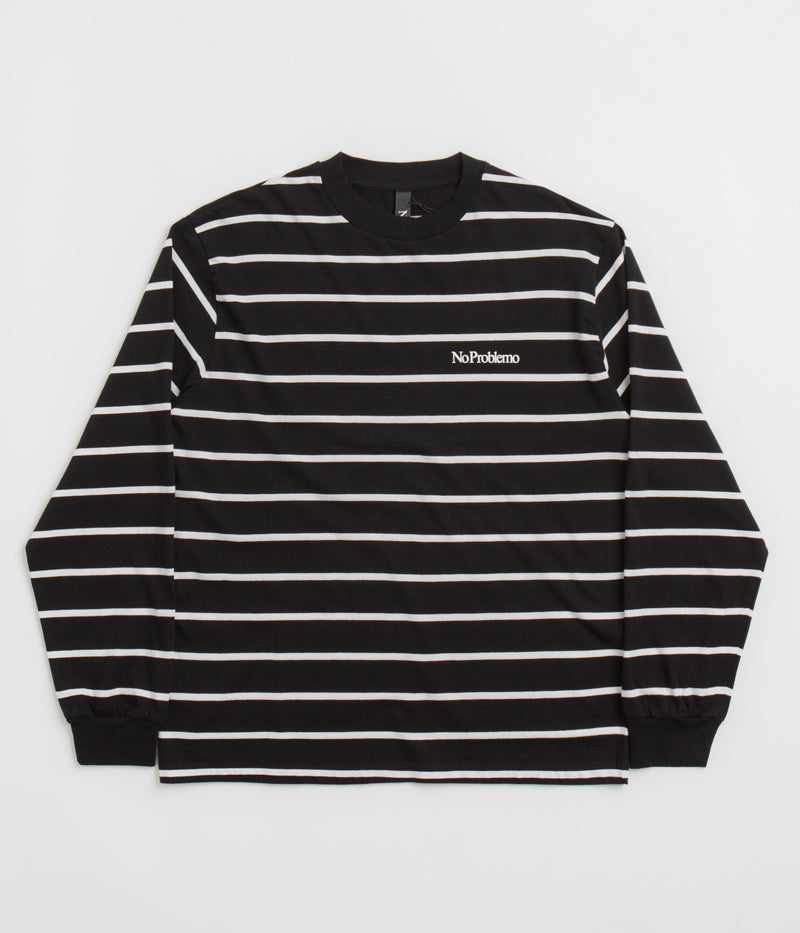 No Problemo Mini Problemo Striped Long Sleeve T-Shirt in Multi