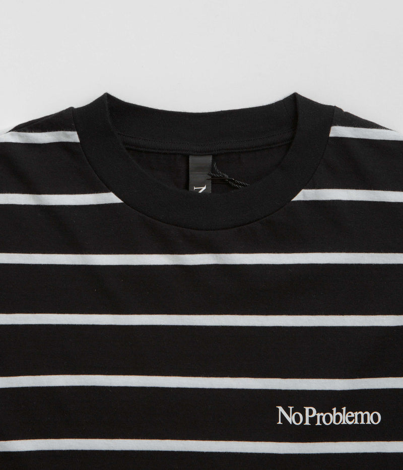 No Problemo Mini Problemo Striped Long Sleeve T-Shirt in Multi