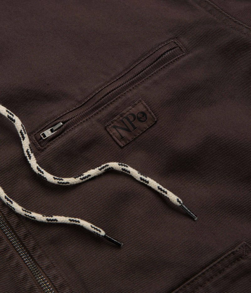 No Problemo No Problemo Workwear Jacket in Brown