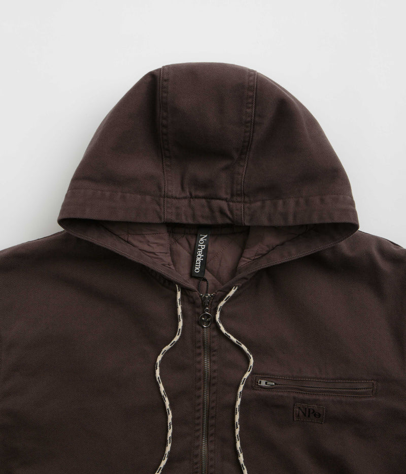 No Problemo No Problemo Workwear Jacket in Brown