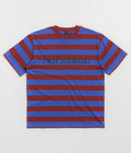 No Problemo Striped T-Shirt in Burgundy Multi