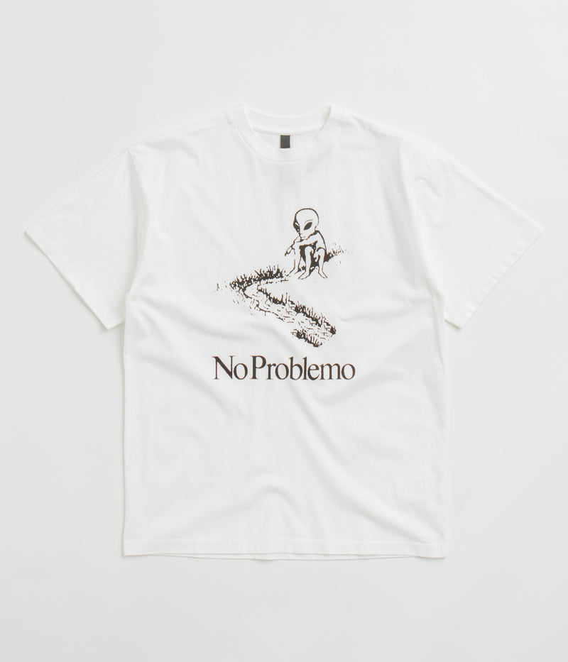 No Problemo Toboggan T-Shirt in White