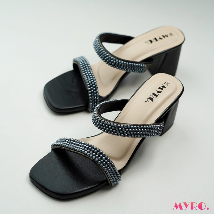 Noor Black Heel - MYRO