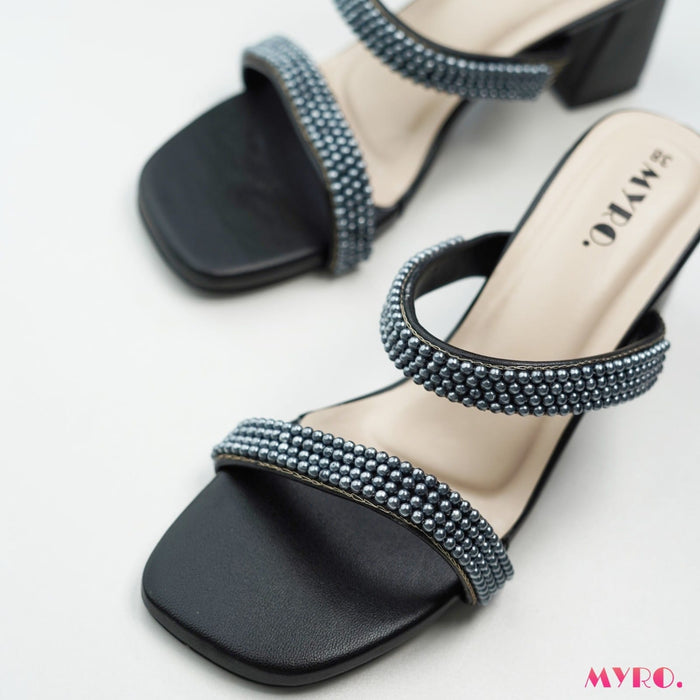 Noor Black Heel - MYRO