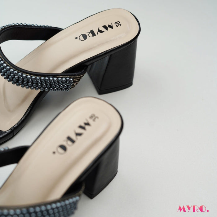 Noor Black Heel - MYRO