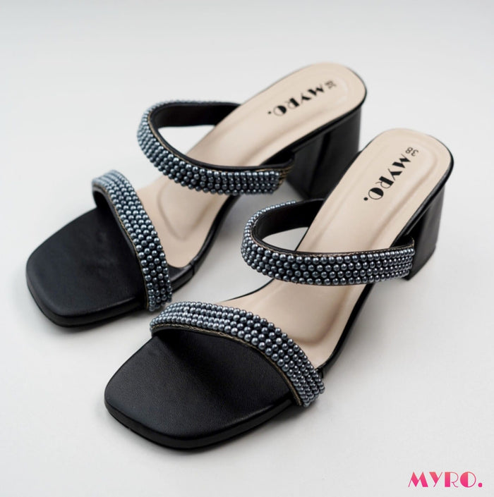 Noor Black Heel - MYRO