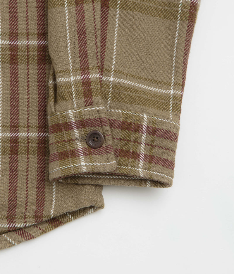 Norse Projects Hjalmer Check Overshirt in Walnut