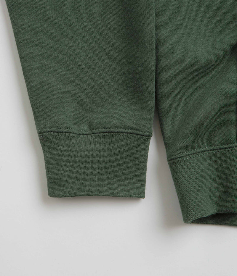 North N Logo Hoodie in Pine Green and Amber