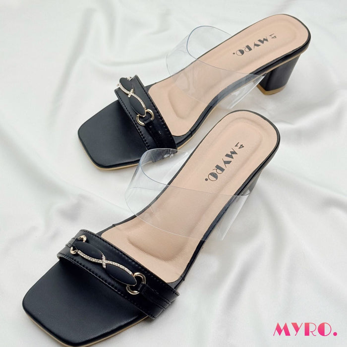 Nudea Black Heel - MYRO