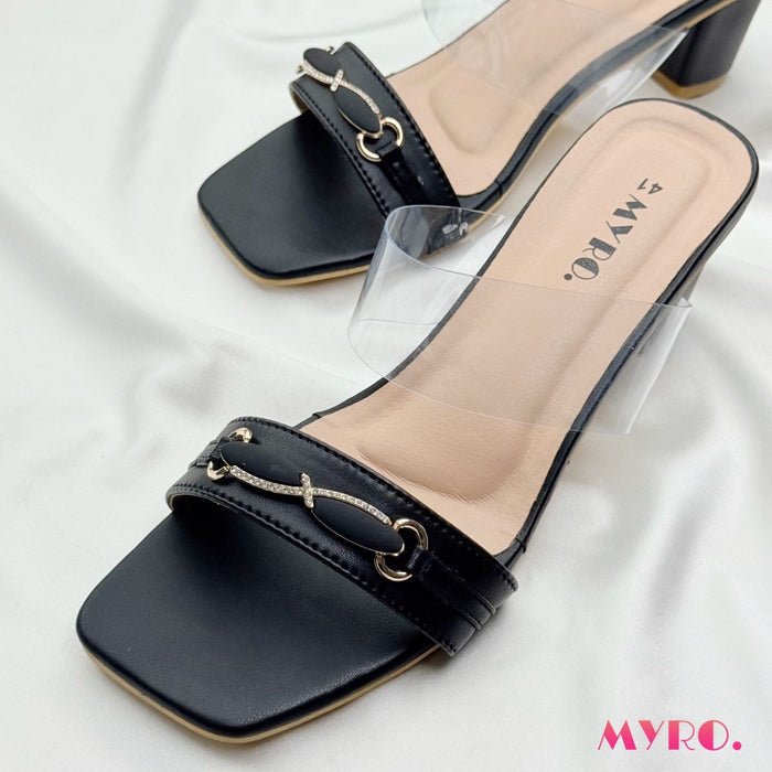 Nudea Black Heel - MYRO