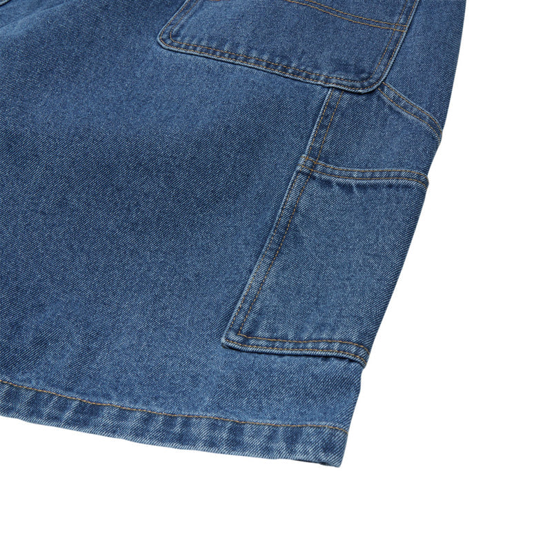 Obey Bigwig Carpenter Denim Shorts - Light Indigo Classic