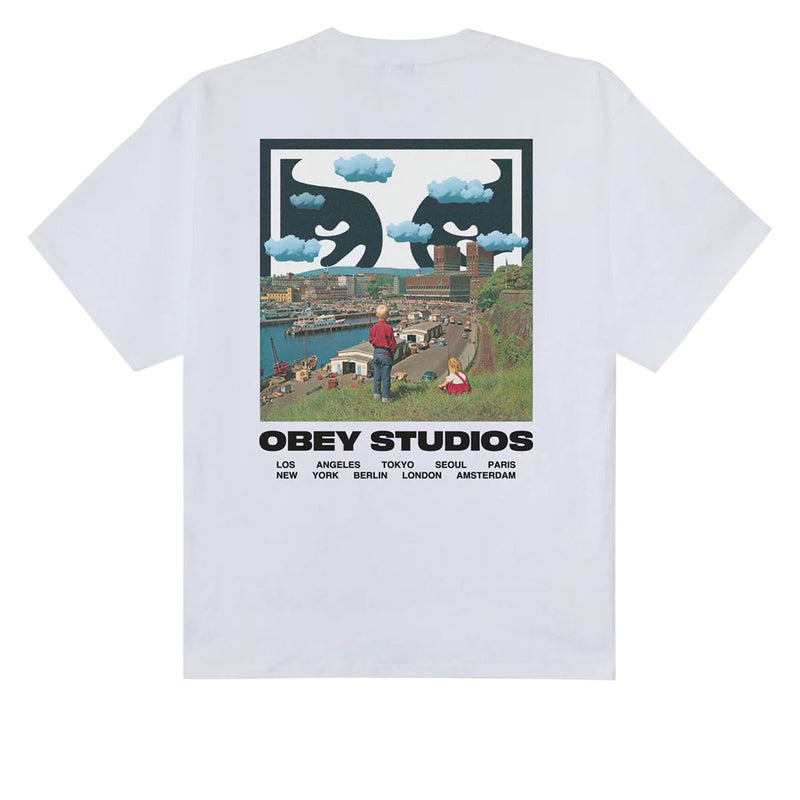 Obey Sky Face T-Shirt - White