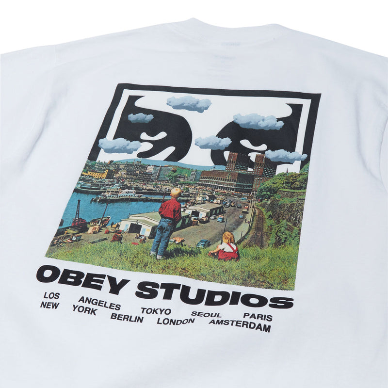 Obey Sky Face T-Shirt - White