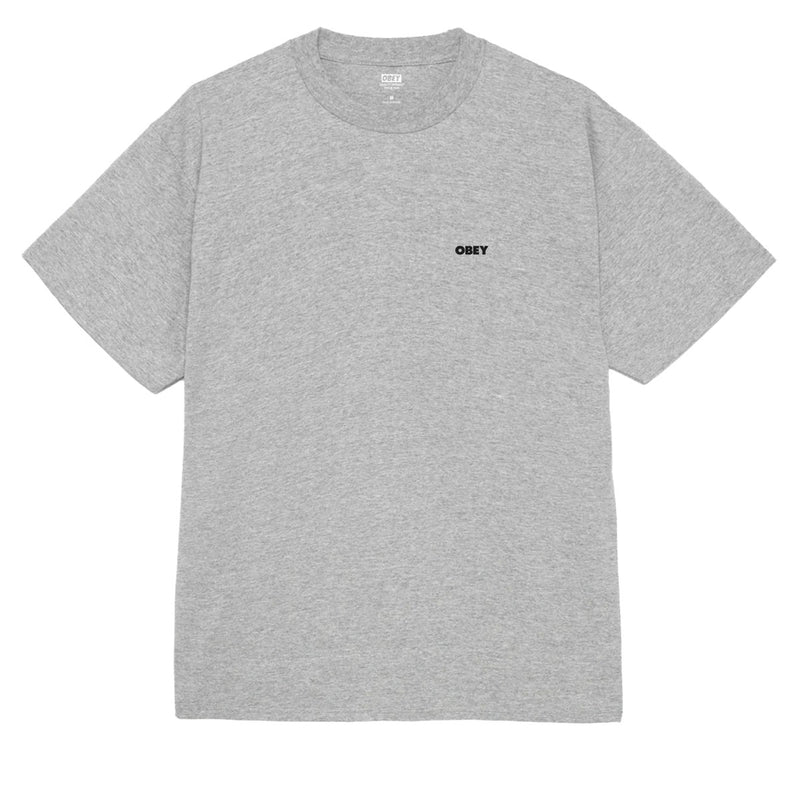 Obey The Medium Is The Message T-Shirt - Heather Grey II