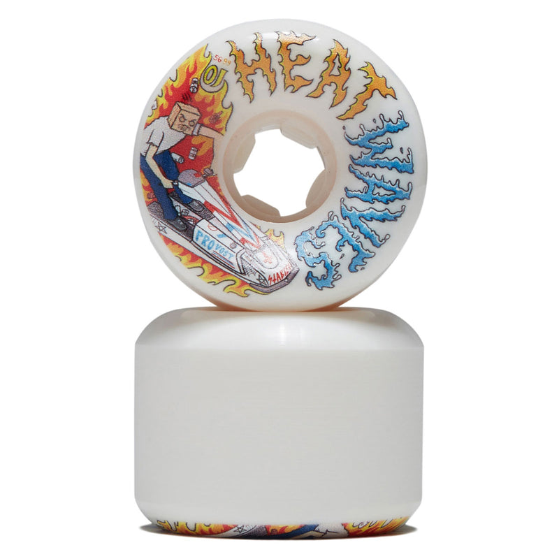 OJ Collin Provost Elite Full Combo 99a Skateboard Wheels - White - 56mm
