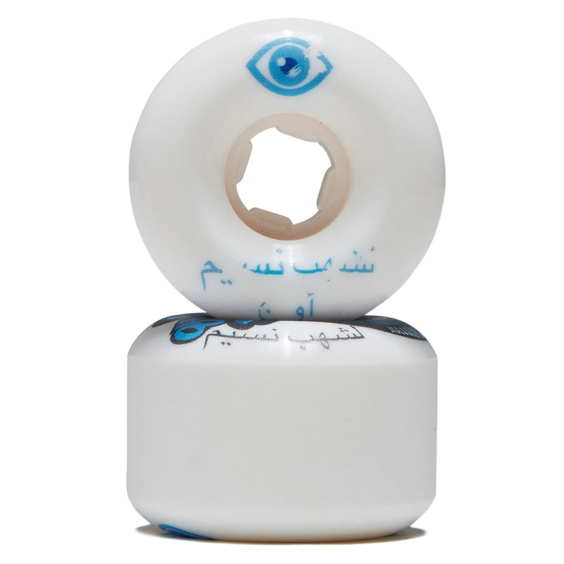 OJ Nassim Lachhab Elite Chubbies 99a Skateboard Wheels - White - 54mm