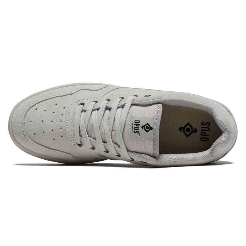 Opus Standard Low Cupsole Shoes - Cream/White