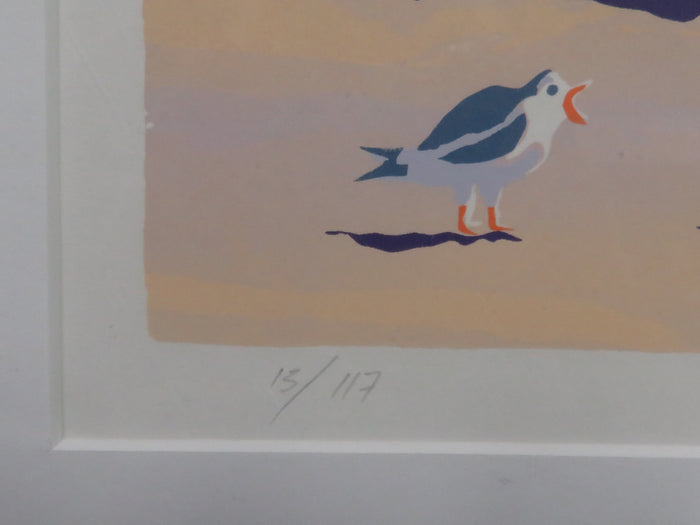 Original "Sea Birds" Serigraph