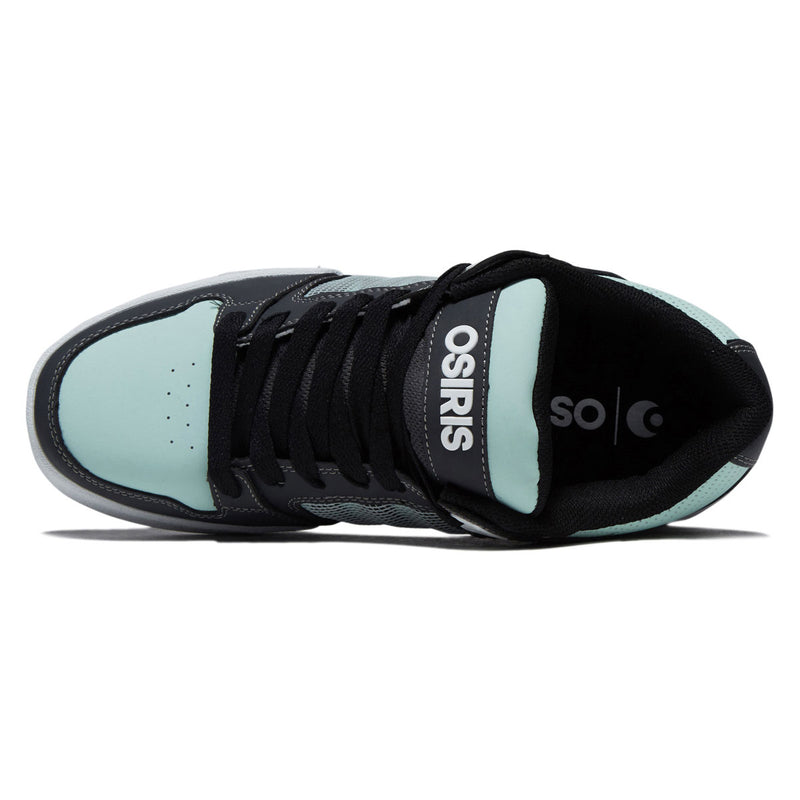 Osiris Pixel Shoes - Charcoal/Mint/White