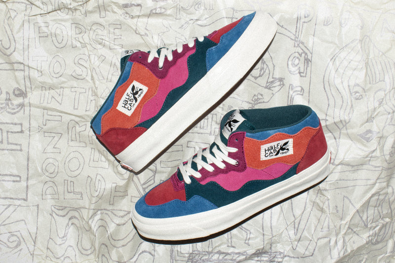 Vans | OTW Half Cab x Piet Parra
Style # VN000SDHCYL1
Color : Multi / White